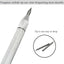 Pack 4 herramientas escritura metal con 24 puntas marcado