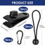 45 Pzas Clips Lona Resistentes Amarres Sujetadores