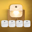 4 Luces Nocturnas Enchufables LED Sensor Amanecer Dormitorio