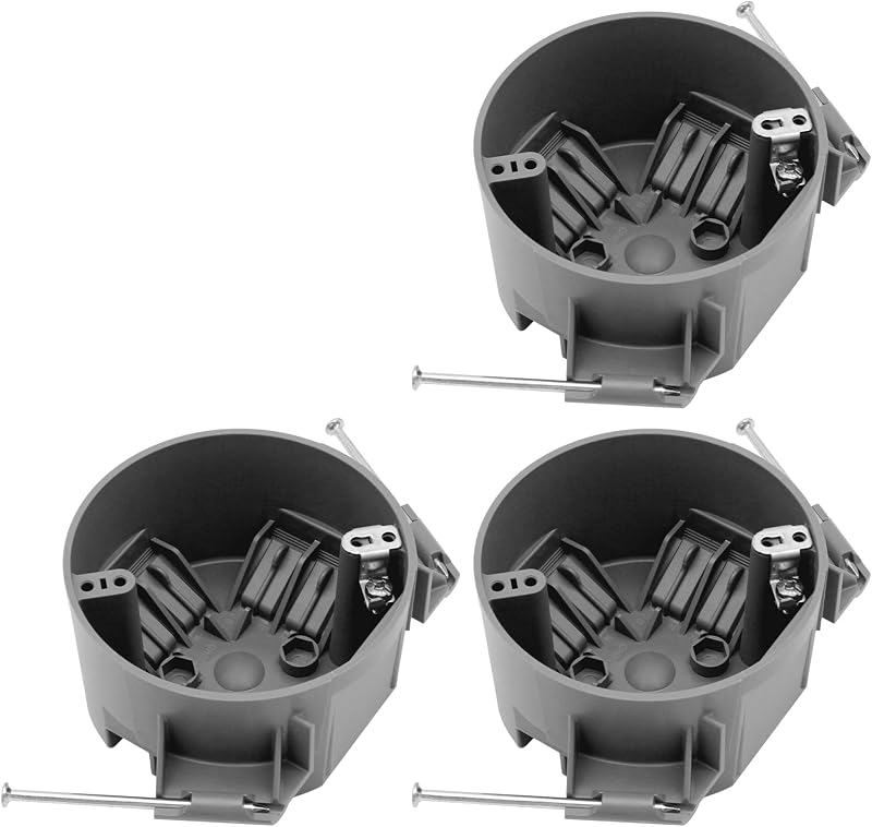 Caja eléctrica techo 1 banda 4pulg con orejeta ETL