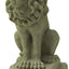 Estatua león guardián resina 28pulg arenisca