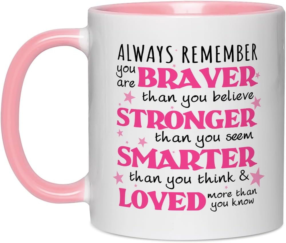 Taza girasol motivacional regalo mujer profesor cumpleaños 11oz