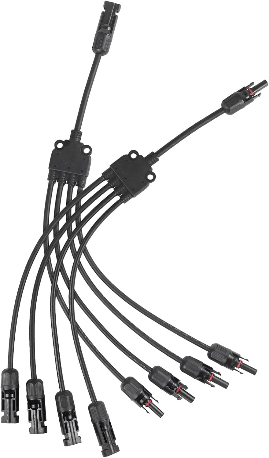 Conector panel solar adaptador Y 4 a 1 30A 1000V IP67