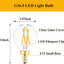 Bombilla LED E12 4W G16.5 regulable pack 6