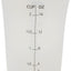 Medidor flexible silicona 2 tazas agitar verter