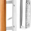 Set manijas puerta corredera vidrio E 2014 con gancho