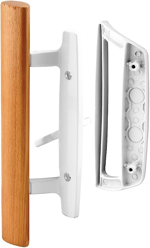 Set manijas puerta corredera vidrio E 2014 con gancho