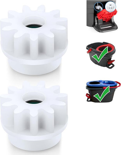 2 Pzas engranaje repuesto cubo mopa Ocedar