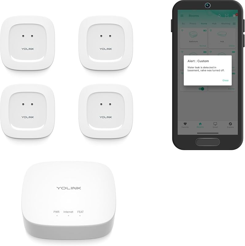 Kit detección fugas agua 4 sensores LoRa Alexa