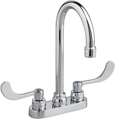 Grifo lavabo 1.5 GPM mango hoja muñeca cromado