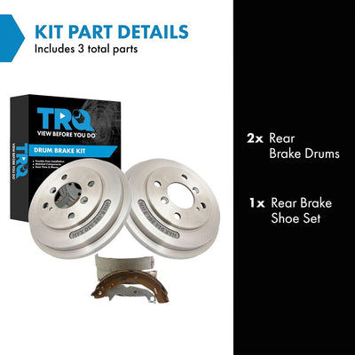 Kit tambor freno trasero Ford Fiesta 11-16
