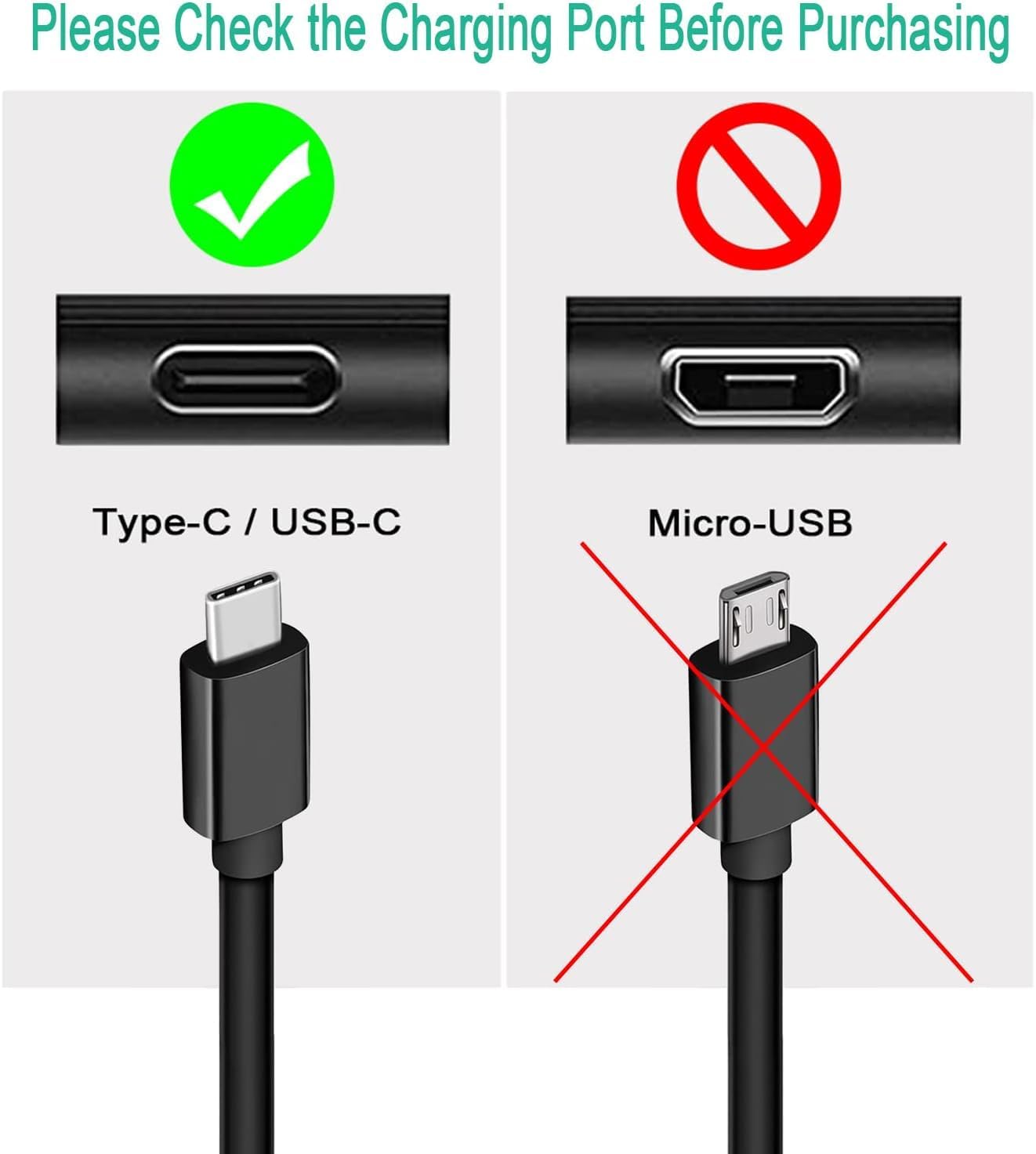 Cable USB C para máscara de sueño y calefacción de ojos