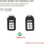 Funda cuero llavero 4 botones Honda 2014-23 azul