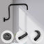 Brazo ducha forma S acero inox 13pulg negro mate