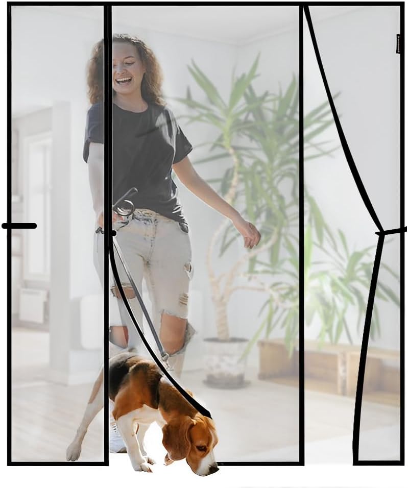 Pantalla magnética fibra vidrio gruesa puerta 72x96pulg