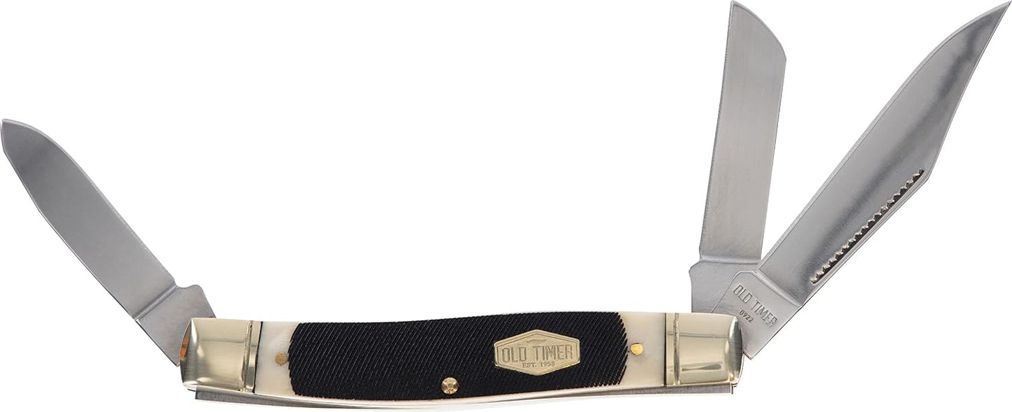 Cuchillo plegable hueso 6.9" para exteriores caza
