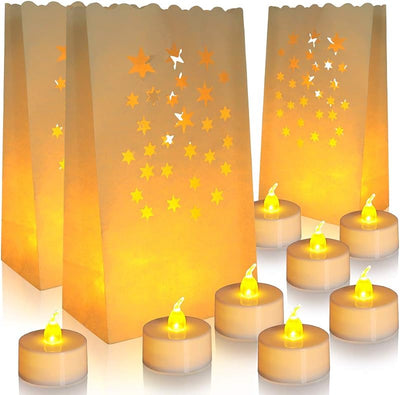 Velas de té LED sin perfume 30 pzas llamas realistas decoración