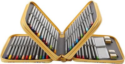 Estuche lápices 72 pzas con patrón múltiples capas