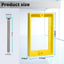 Extensor caja eléctrica 1/2pulg amarillo resistente calor
