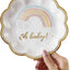 Decoraciones baby shower arcoíris boho 7pulg