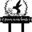 Estacas conmemorativas para tumba de colibrí jardín