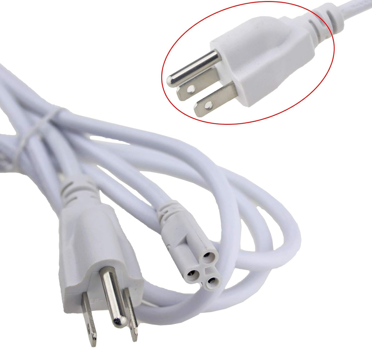 Cable extensión LED T5/T8 6.6ft con interruptor 4 pzas