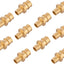 10 Pzas Acoplamiento Reductor 1/2x3/4 Acero Bronce