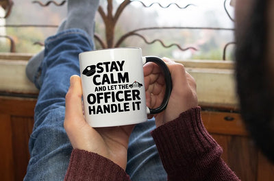 Taza divertida para oficiales de policía 11oz