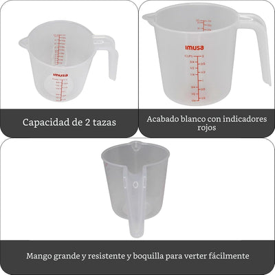 Taza medidora 2 tazas