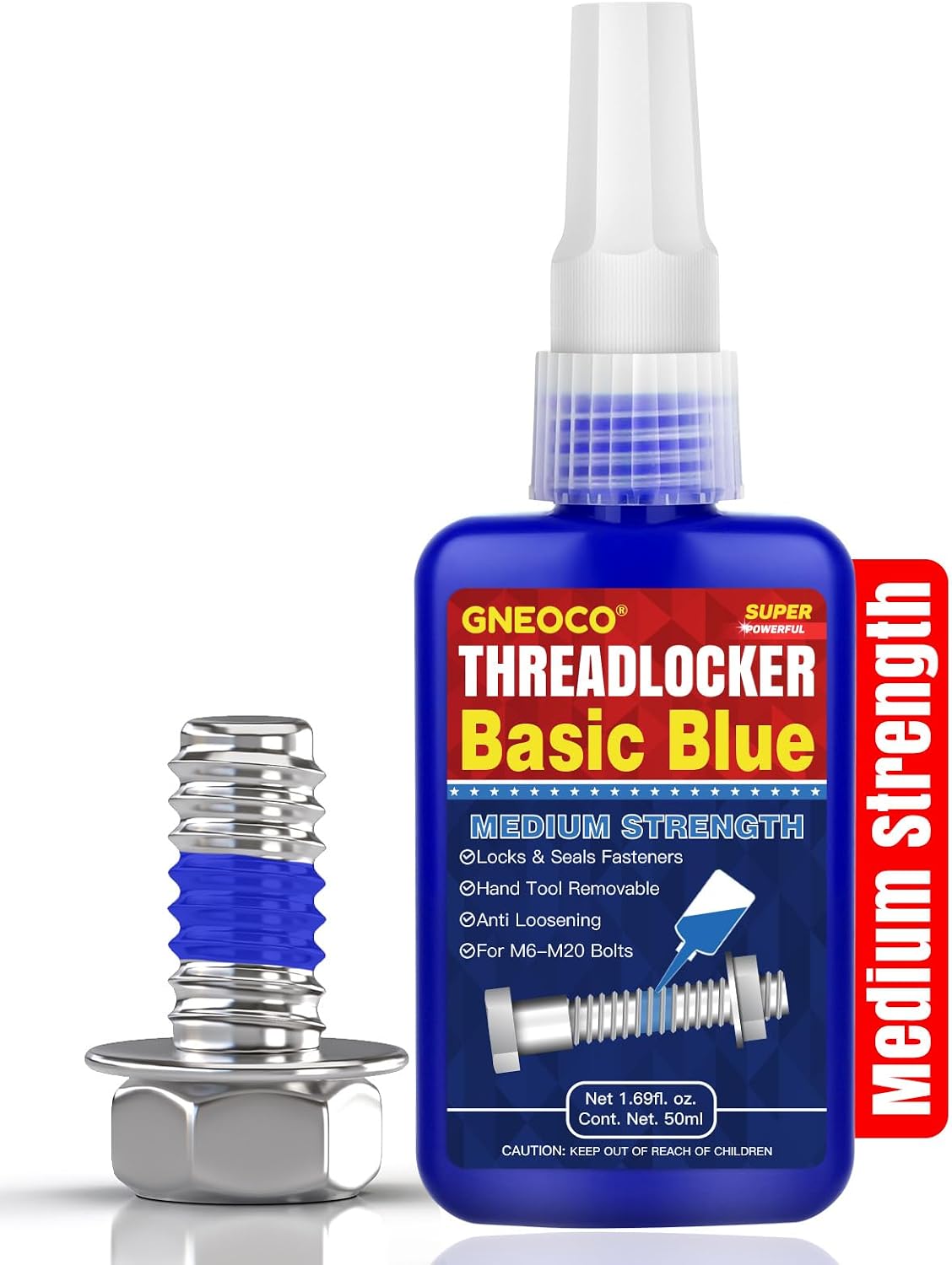 Fijador de rosca Lock Tight resistencia media azul