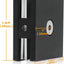 Abrazadera vidrio latón 2 Pzas para 5/16-3/8" negro mate