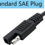 Cable adaptador SAE a CC 9.4pulg 20 AWG para auto y moto set 2