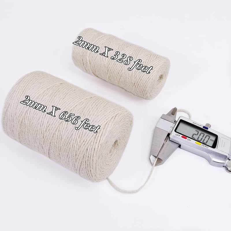 Cuerda yute 0.079pulg 328ft 3 capas colores