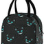 Bolsa almuerzo reutiliz. con gatos Cheshire cremallera