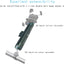Brazo doble enchufe comp RAM B 1" para bicicleta coche verde