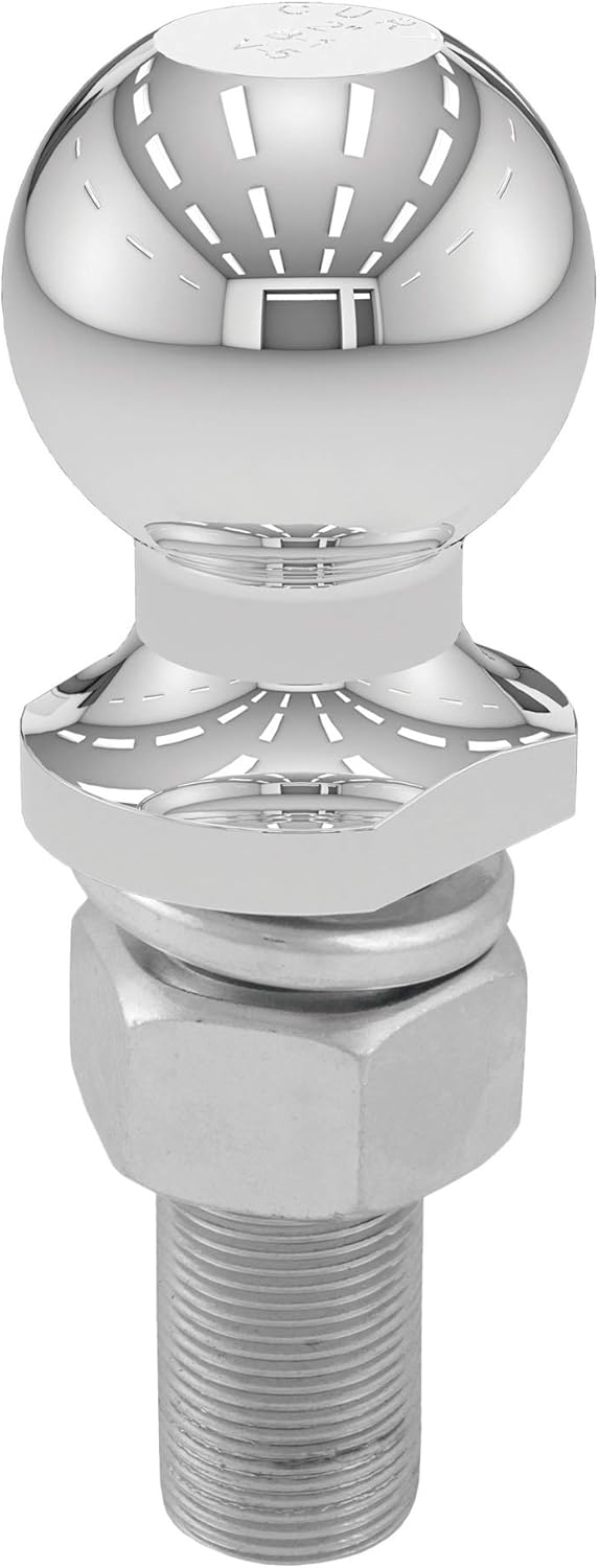 Bola enganche cromada remolque 6000lb 2"