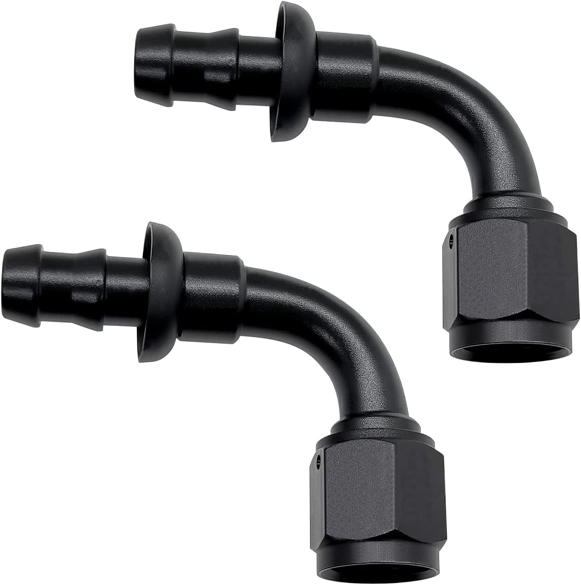 Manguera 1/2pulg con púa conector aluminio 2 pzas