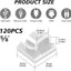 Clips adhesivos cable 5/8pulg 120uds para hogar automóvil