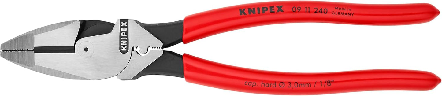 Alicates lineman 9.5pulg con extractor cinta pescado