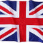 Bandera Reino Unido 3x5ft bordada rayas cosidas ojales latón