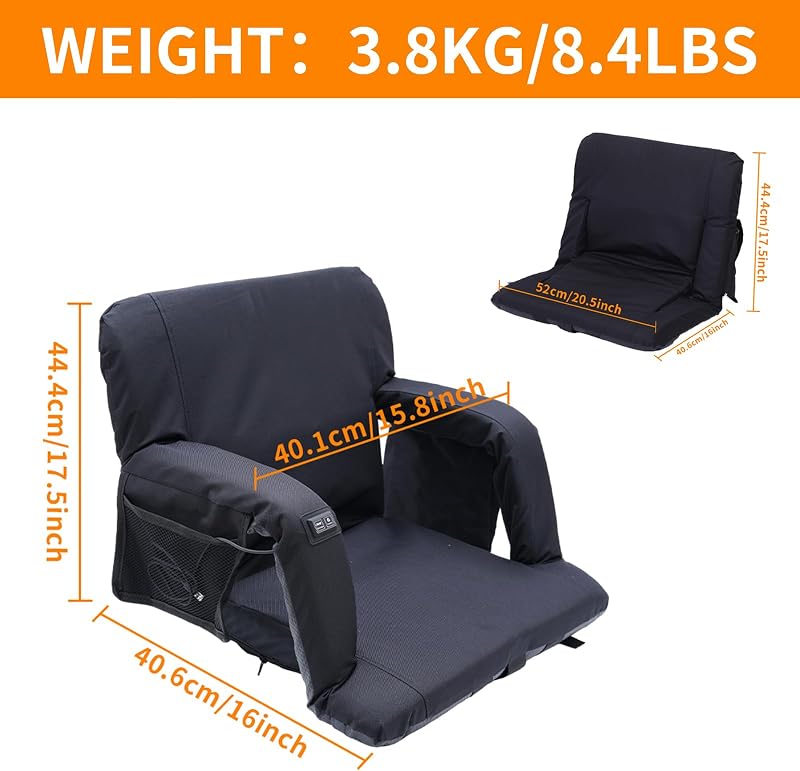 Asiento estadio con respaldo y masaje reclinable