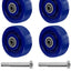 Ruedas giratorias 4" poliuretano 400lb rodamientos bolas