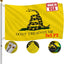 Bandera Gadsden 3x5ft doble cara resistente UV