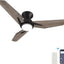 Ventilador techo inteligente 44pulg luz 10 velocidades
