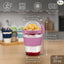 Set 4 Tazas Desayuno con Cuchara y Cubierta