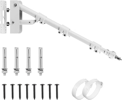 Anillo luz pared 39.37pulg brazo giratorio 180° salón