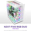 2 Ventiladores RGB 5.512" con Controlador 20 Leds