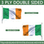 Bandera Irlandesa 3x5" Exteriores Doble Cara Resistente