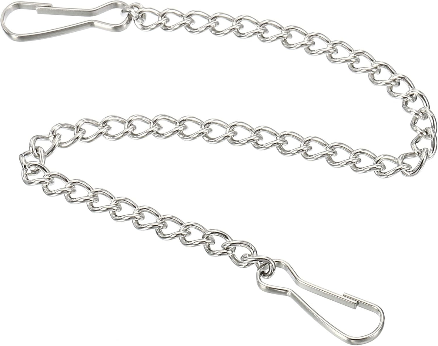Cadena colgante acero inox 9.84pulg ganchos jardín set 4