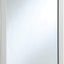 Espejo rectangular marco madera blanca 24x30pulg